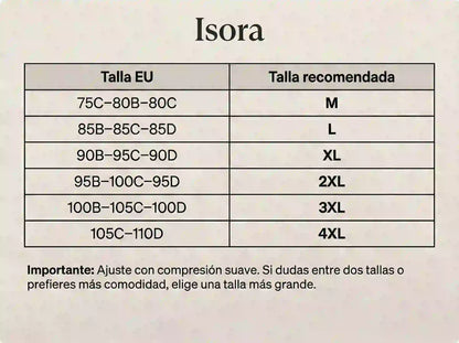 Sujetador Isora de gel